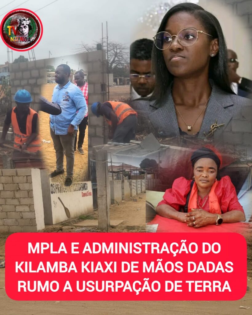 MARIA CAMAMA SECRETÁRIA DO DAF DO MPLA NO KILAMBA KIAXI E DIRECTOR DO COMÉRCIO DE MÃOS DADAS RUMO A USURPAÇÃO DE TERRA A MANDO DA NAULILA ANDRÉ