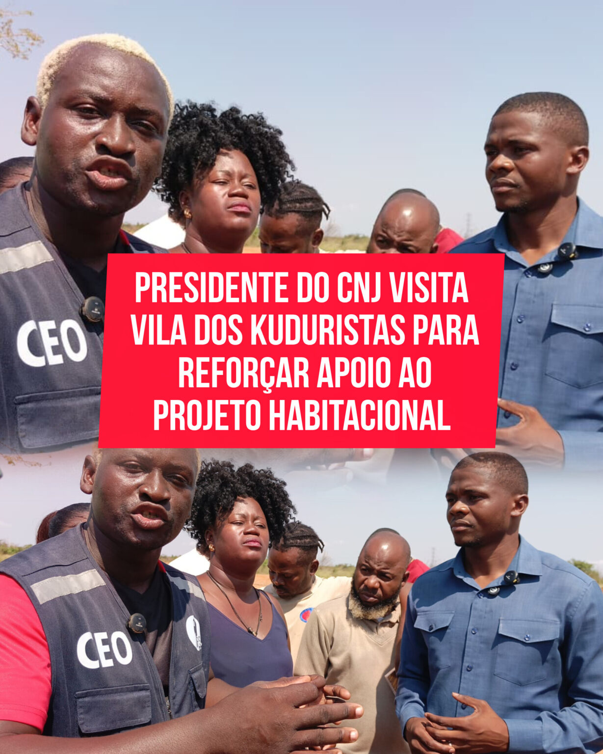 PRESIDENTE DO CNJ VISITA VILA DOS KUDURISTAS PARA REFORÇAR APOIO AO PROJETO HABITACIONAL