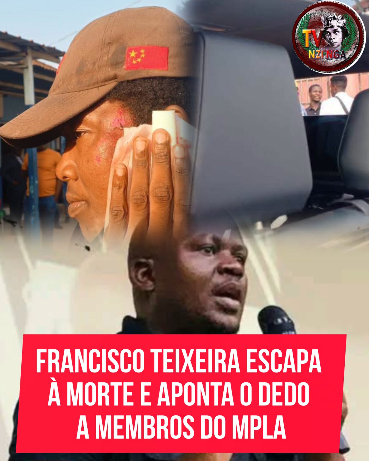 FRANCISCO TEIXEIRA ESCAPA À MORTE E APONTA O DEDO A MEMBROS DO MPLA