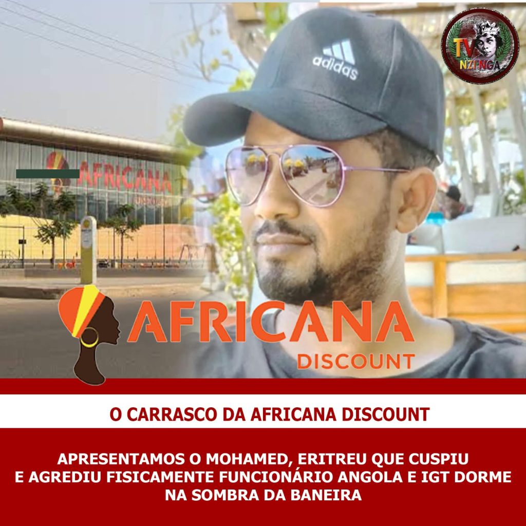 O CARRASCO DA AFRICANA DISCOUNT: APRESENTAMOS MOHAMED, ERITREU QUE CUSPIU NO ROSTO E AGREDIU UM FUNCIONÁRIO, IGT CONTINUA ADORMECIDO NA SOMBRA DA BANANEIRA