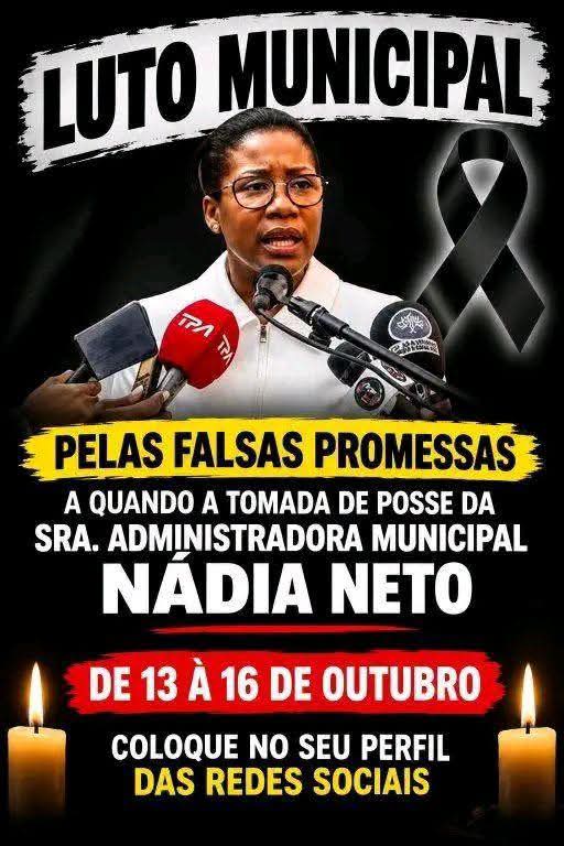 LUTO MUNICIPAL “PELAS FALSAS PROMESSAS DA BONECA DE PORCELANA DO CAZENGA “
