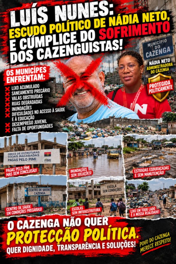 LUÍS NUNES ESCUDO POLÍTICO DE NÁDIA NETO DIZ ACTIVISTA LEONORA KIAKANDE