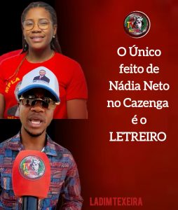 O ÚNICO FEITO DE NÁDIA NETO NO CAZENGA “É O LETREIRO” DISPARA SECRETÁRIO DA JUPAL NO CAZENGA